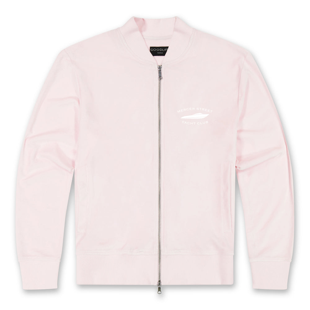MSYC x Goodlife Barely Pink Velour Bomber