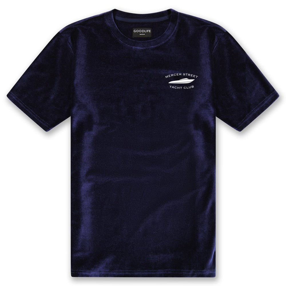 MSYC x Goodlife Velour Split-Hem Crew