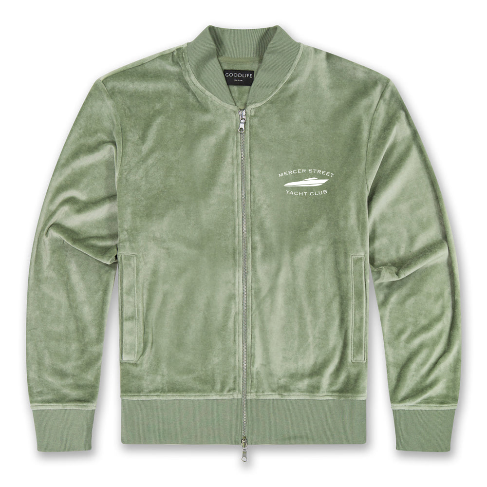MSYC x Goodlife Laurel Wreath Velour Bomber